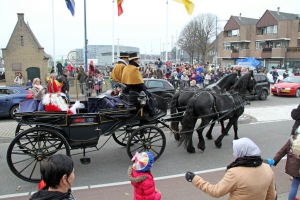 SInterklaasintocht met koets. SInterklaasintocht met koets.