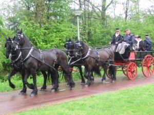 De rode jachtbrik is geschikt voor 6 passagiers.